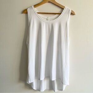 lululemon | Essential Tank Racerback White Athletic Top | Size 12
